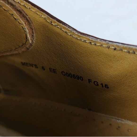 Cole Haan Calhoun Brown Leather Split Toe Oxfords Mens 6EE - Picture 13 of 13